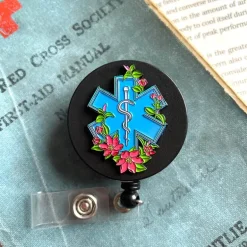 Ambulancier Porte-badge rétractable