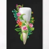 Anatomie dentaire III - Floral - Noir