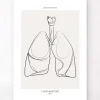 Anatomie des poumons - Line Art