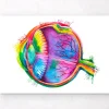 Anatomie des yeux - Aquarelle