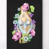 Anatomie du genou - Floral - Noir