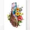 Anatomie du pied II - Floral - Blanc