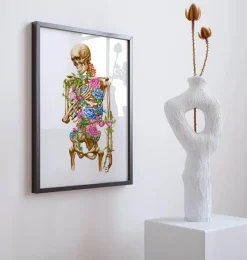 Anatomie du squelette II - Floral - Blanc