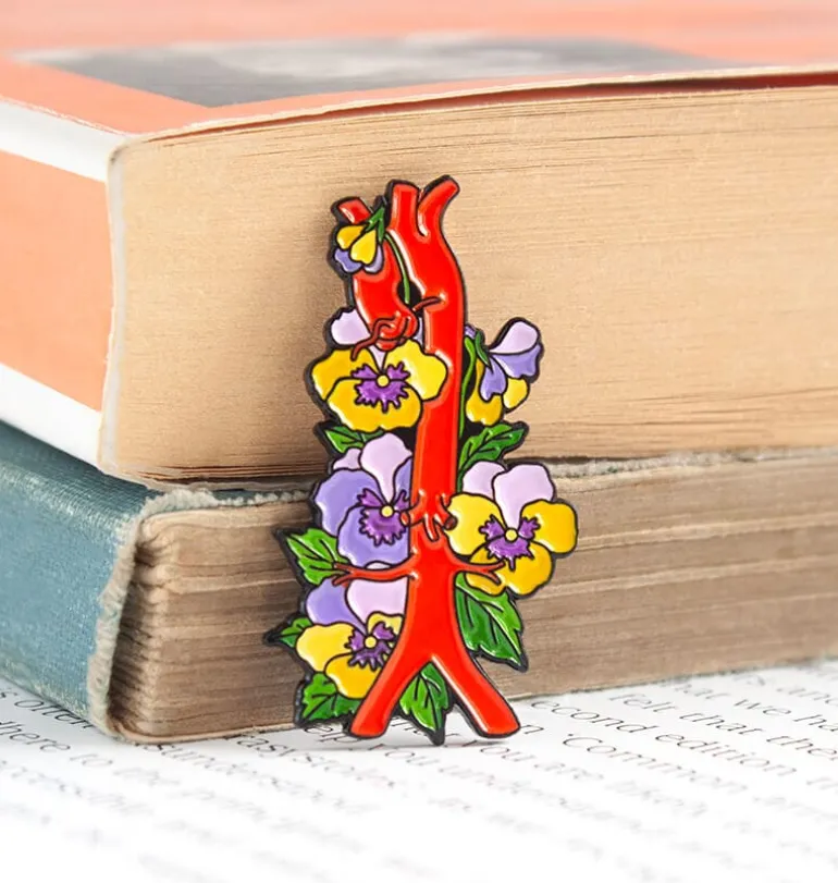 Aorte avec fleurs - Pins