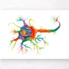 Art de la structure des neurones - Aquarelle