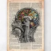 Art du cerveau floral - Ancien dictionnaire