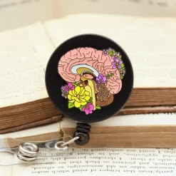 Cerveau - Porte-badge rétractable