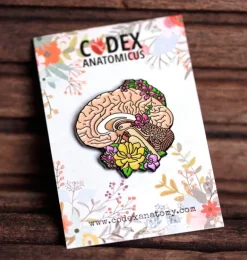 Cerveau avec fleurs II - Pins