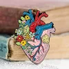 Coeur avec fleurs - Pins