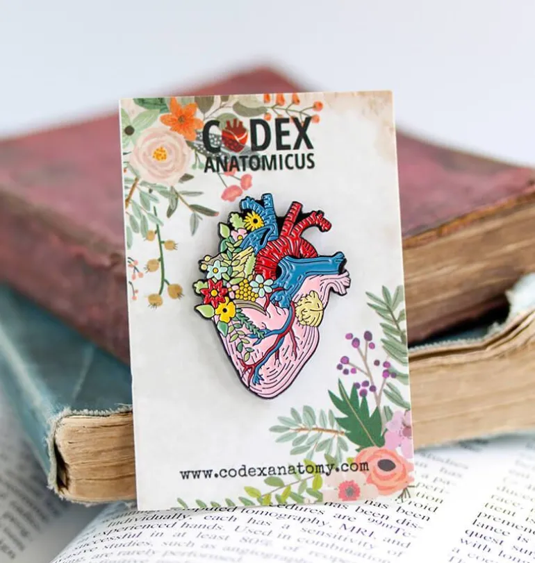Coeur avec fleurs - Pins