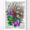 Crâne avec des fleurs - Dictionnaire