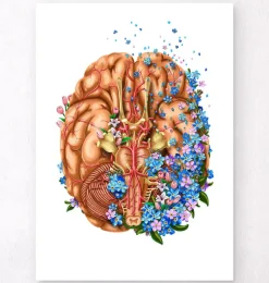 Démence - Floral - Blanc