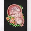 Foetus in a utérus II - Noir