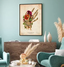 Fracture du poignet - Floral - Vintage