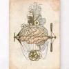 Impression d'art Steampunk cerveau