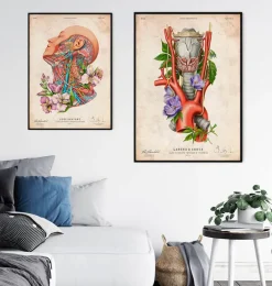 Larynx, thyroïde et aorte - Vieux papiers