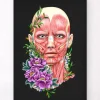 Muscles du visage II - Floral - Noir