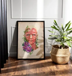 Muscles du visage II - Floral - Vintage