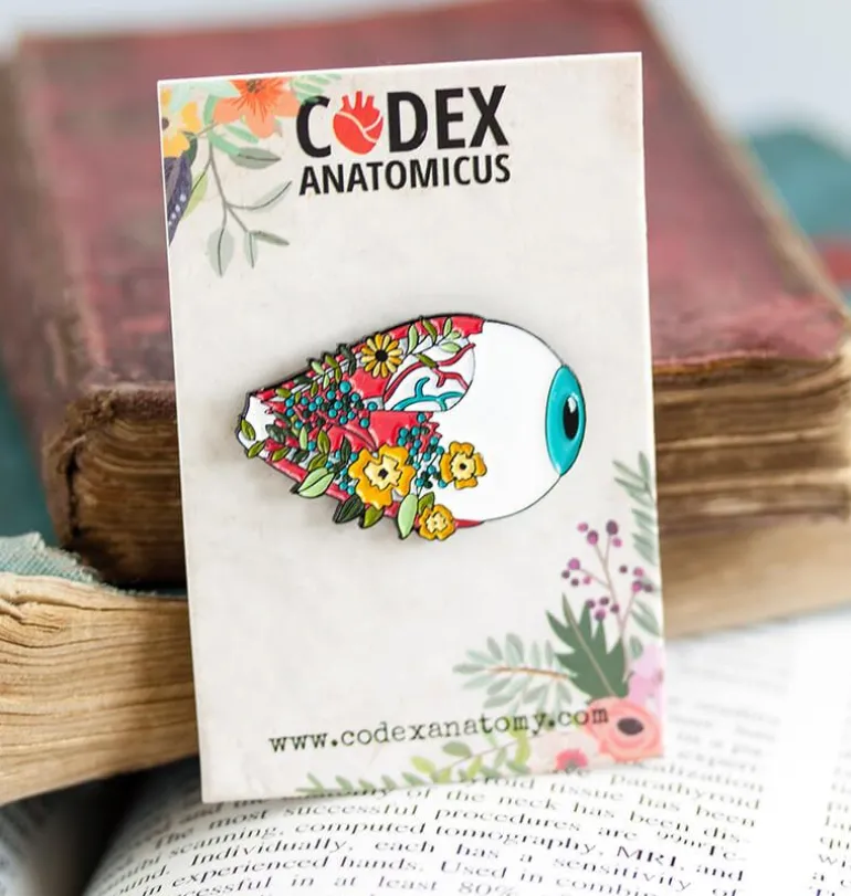 Oeil avec fleurs - Pins