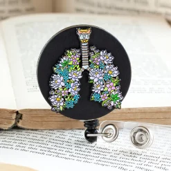 Poumons - Porte-badge rétractable