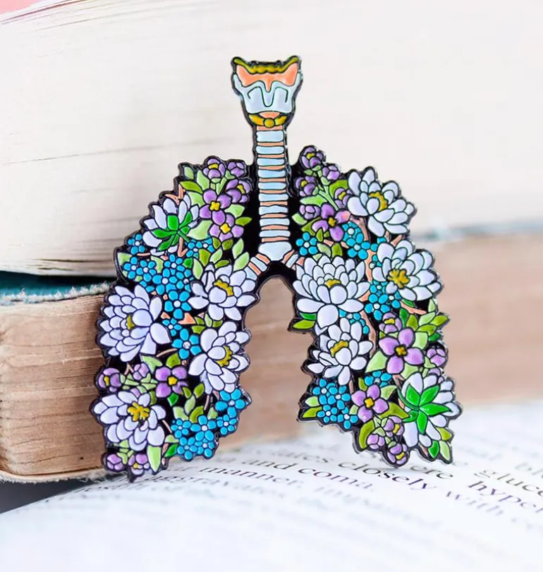 Poumons avec fleurs II - Pins
