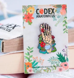 Squelette du pied avec fleurs - Pins
