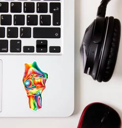 Sticker d'anatomie du coude - Aquarelle