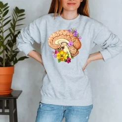 Sweat Unisex Cerveau II - Floral