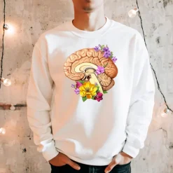 Sweat Unisex Cerveau II - Floral
