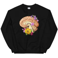 Sweat Unisex Cerveau II - Floral