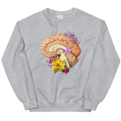 Sweat Unisex Cerveau II - Floral