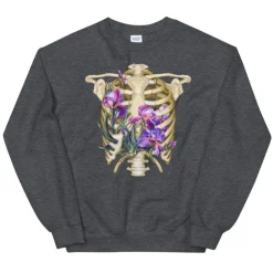 Sweat Unisexe Cage Thoracique - Floral