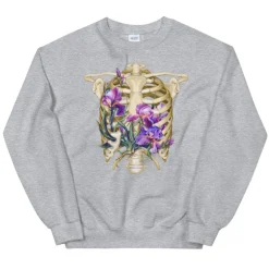Sweat Unisexe Cage Thoracique - Floral