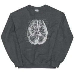 Sweat Unisexe Cerveau II - Chalkboard