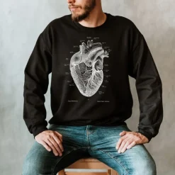 Sweat Unisexe Coeur I - Chalkboard