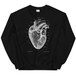 Sweat Unisexe Coeur I - Chalkboard