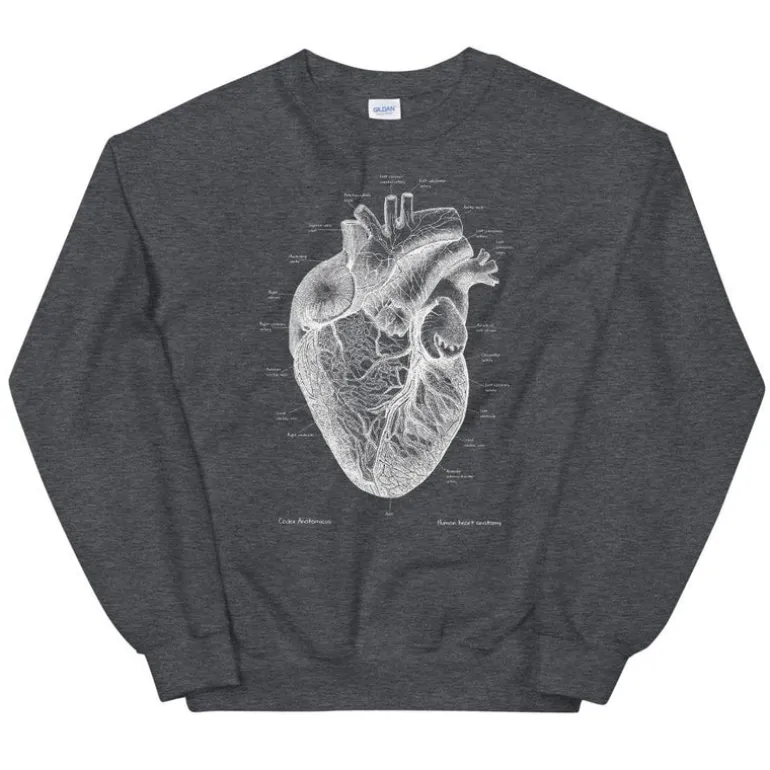 Sweat Unisexe Coeur I - Chalkboard