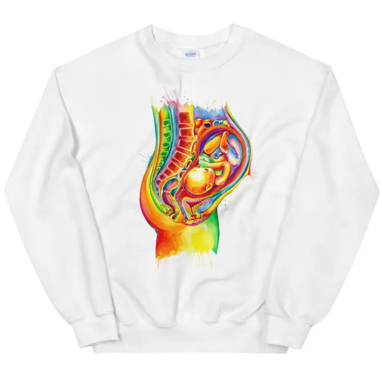 Sweat Unisexe Foetus - Aquarelle