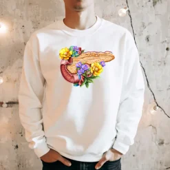 Sweat Unisexe Pancreas - Floral