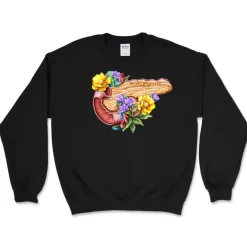 Sweat Unisexe Pancreas - Floral