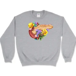 Sweat Unisexe Pancreas - Floral