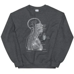 Sweat Unisexe Section de Tête II - Chalkboard