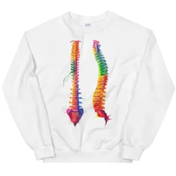 Sweat Unisexe Vertébrale - Aquarelle