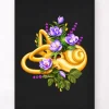 Système vestibulaire - Floral - Noir