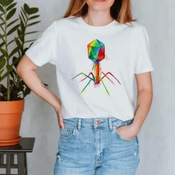 T-shirt Unisexe Bacteriophage - Aquarelle