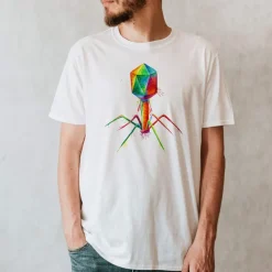 T-shirt Unisexe Bacteriophage - Aquarelle
