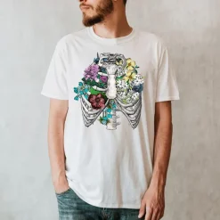 T-shirt Unisexe Cage Thoracique - Floral