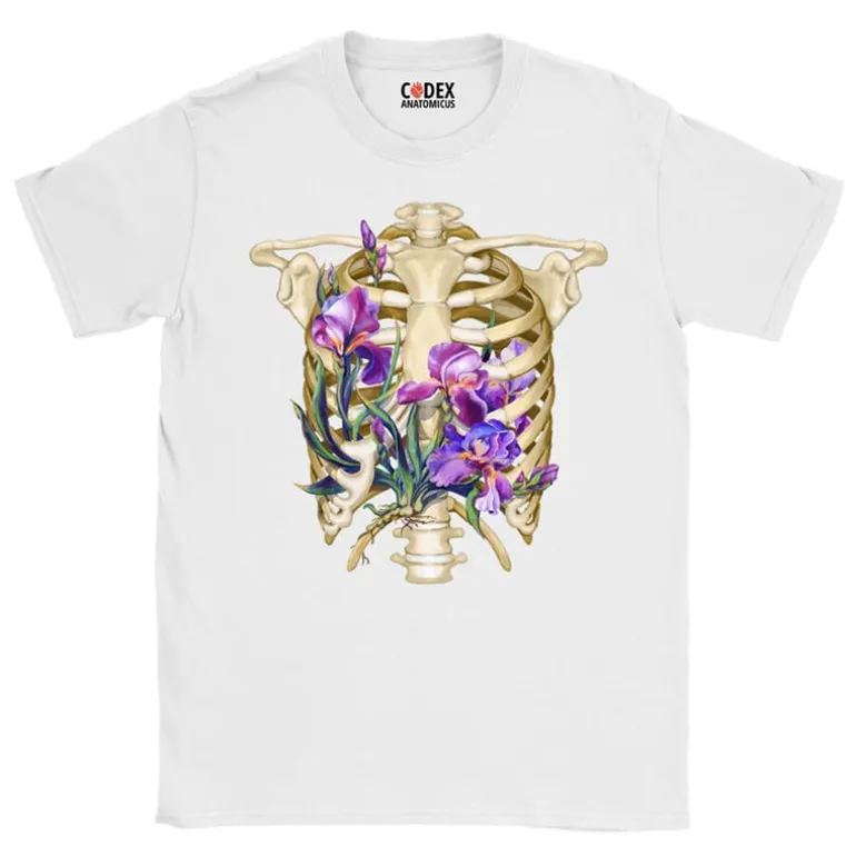 T-shirt Unisexe Cage Thoracique - Floral