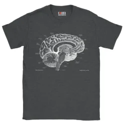T-shirt Unisexe Cerveau - Chalkboard