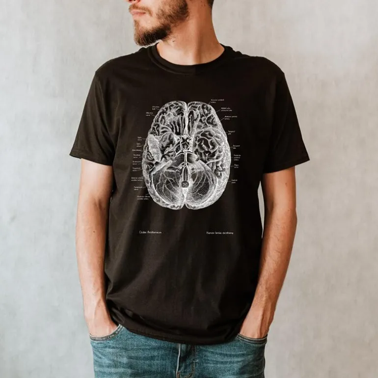 T-shirt Unisexe Cerveau II - Chalkboard